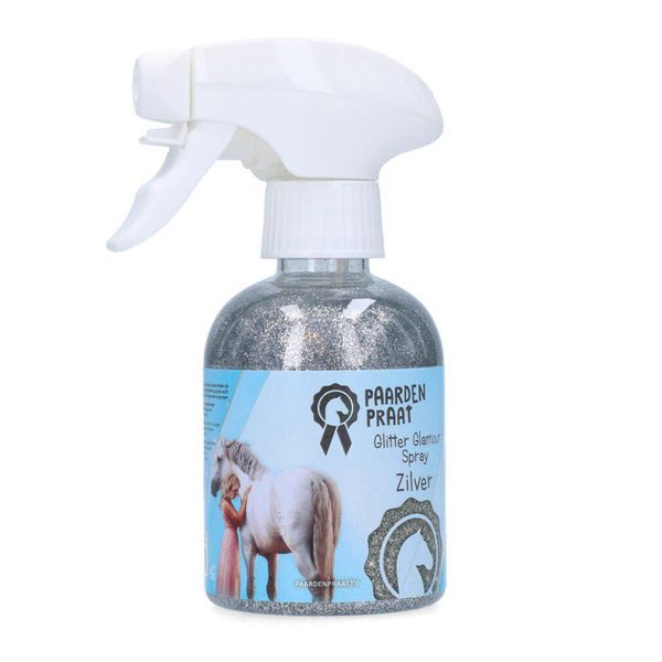 Horse Talk Glitter Glamour Spray Argento-image
