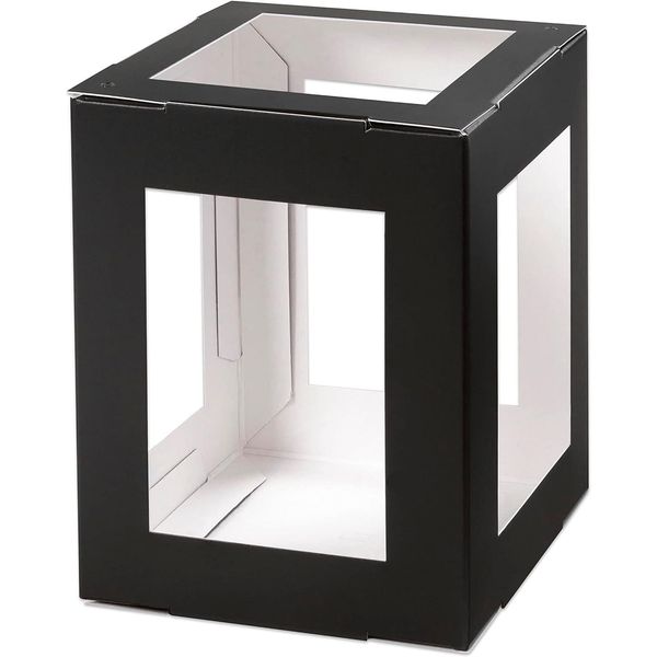 Folia 90890 Folia Laternen-Zuschnitt, 135 X 135 X 180 Mm, Schwarz-image