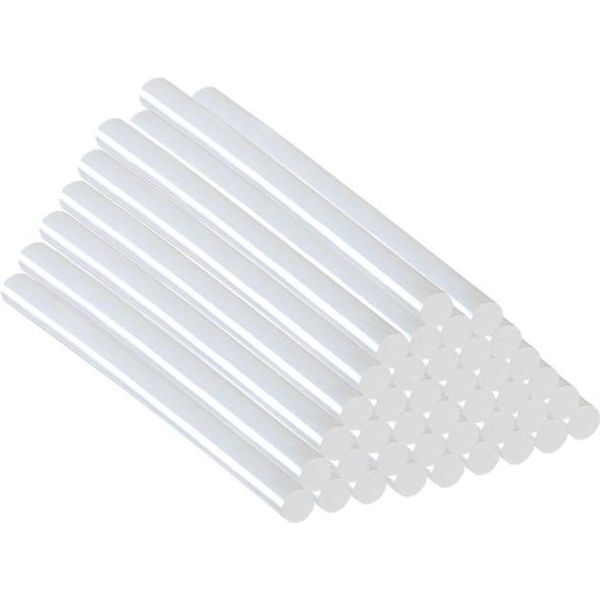 Steinel Stick Di Colla A Caldo Trasparente Ø 7 X 150 Mm, 240 G Di Stick Di Colla A Caldo, 40 Stick Di Colla, Asciugatura Rapida, Forza Adesiva Extra Forte, Per Pistole Per Colla A Caldo-image