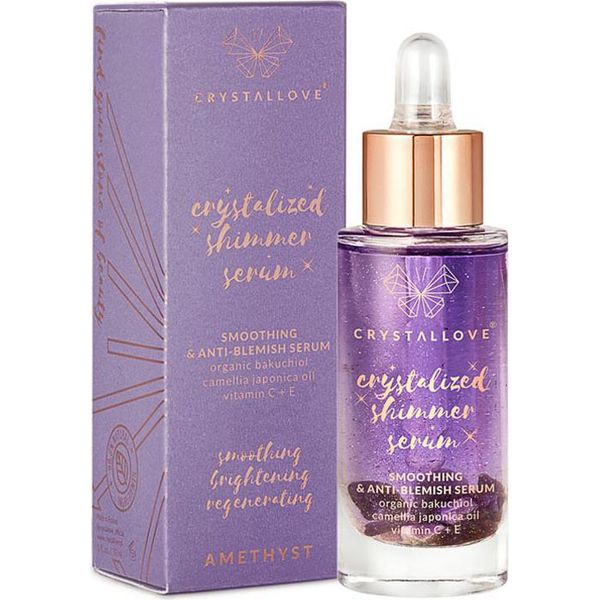 Crystallove Amethyst Shimmer Serum - Siero Per Il Viso Con Ametista E Bakuchiol-image