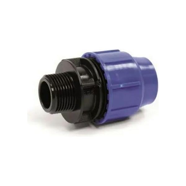 Passaggio Pe Con Filettatura 63-6/4" M PN16 Perla"-image
