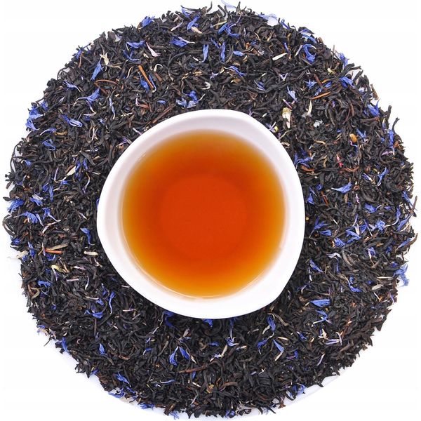 Tè Nero In Foglie Sfuso Aromatizzato Earl Grey Blue - 1 Kg Olio Blavender Blue Al Bergamotto-image