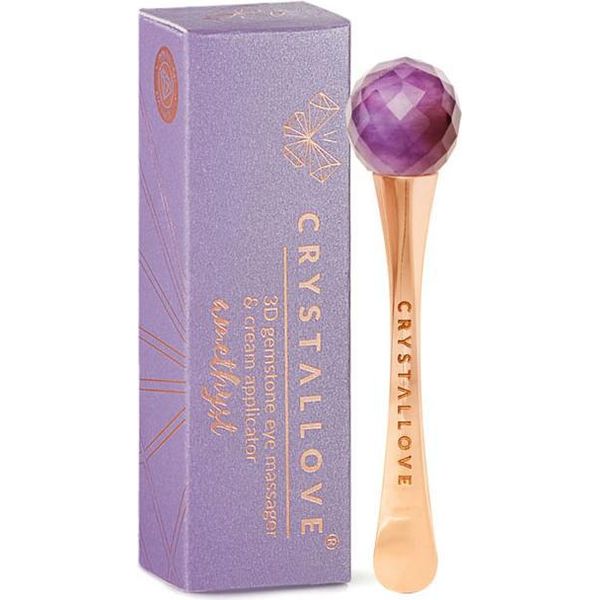Crystallove Massaggiatore 3D Per Gli Occhi E Applicatore Di Crema All'ametista-image