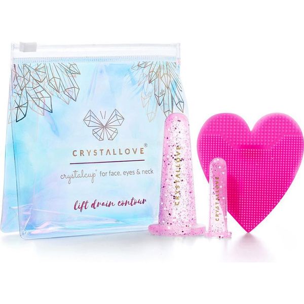Coppe In Silicone Crystallove Per Il Massaggio Del Viso - Rose-image