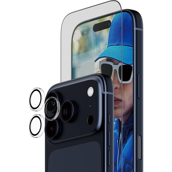 Panzerglass® 2-In-1 Essentials Bundle Iphone 17 Pro, Apple, Apple - Iphone 17 Pro, Applicazione A Secco, Resistente Ai Graffi, Resistente Agli Urti, Trasparente, 1 Pezzi-image
