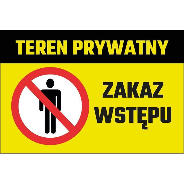 Cartello "Vietato Entrare"" 20X30 Cm Pvc T027"-image
