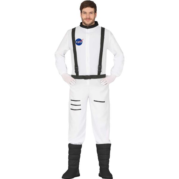 Fiestas Guirca - Abito Da Astronauta Per Uomo FG444 (L) (Bianco/Nero)-image