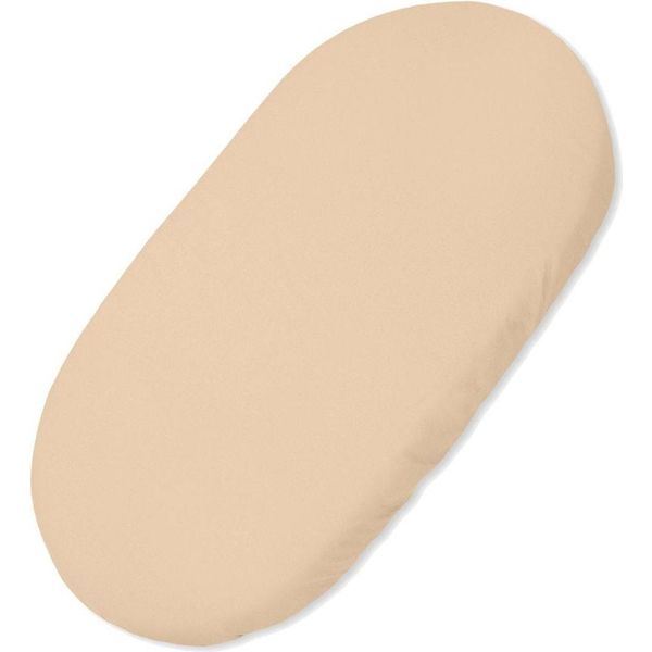 Lenzuolo Di Cotone Per Materasso A Culla 75 X 35 Cm - Lenzuolo Di Fondo - Oeko-Tex®, Beige-image