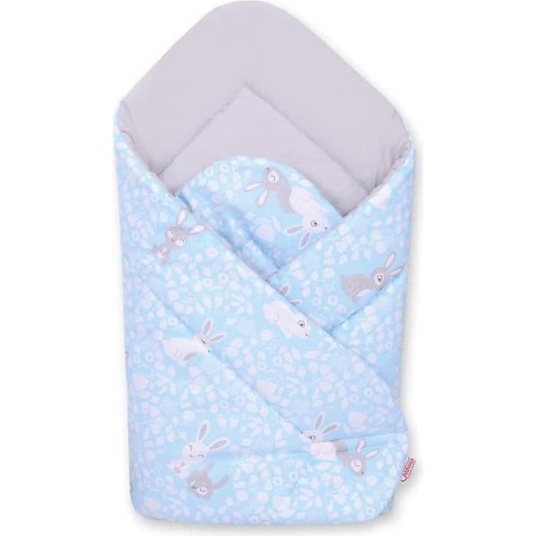 Babynest - Nido Per Neonati - Sicurezza E Comfort Per I Neonati - Conigli Blu-image