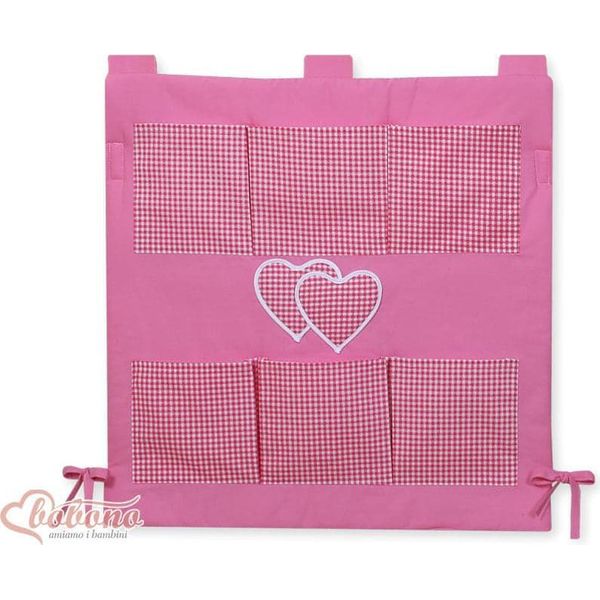 Organizzatore Per Lettino Da Appendere - Scomparto Per Riporre Gli Oggetti - 6 Scomparti Per Organizzare In Modo Chiaro Gli Oggetti Del Bambino-image