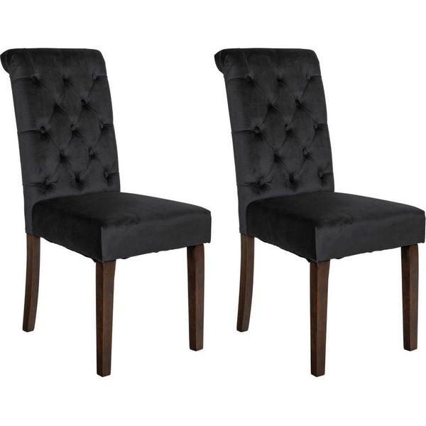 Set Di 2 Sedie Da Pranzo - Sedie Da Cucina - Comodo Schienale Alto-image