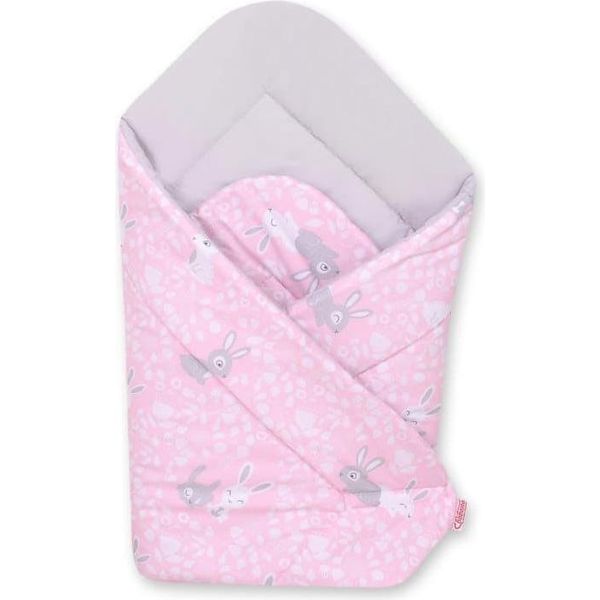 Babyskull - Cuscino Per Neonati - Extra Comfort E Sicurezza, 100% Cotone, Traspirante, Coniglietto Rosa-image