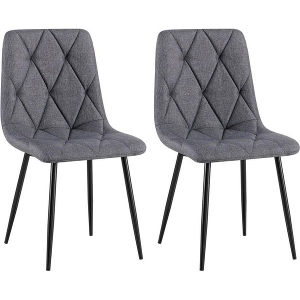 Set Di 2 Sedie Da Pranzo - Sedie Da Cucina - Design Ad Alto Comfort-image
