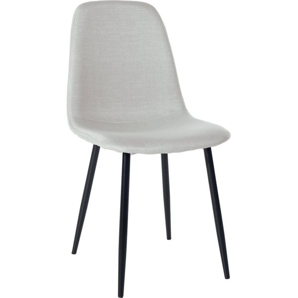 Sedia Da Pranzo - Sedia Da Pranzo - Imbottitura E Cura Confortevoli - Design Amichevole | Colore: Crema | Materiale: Polvere-image