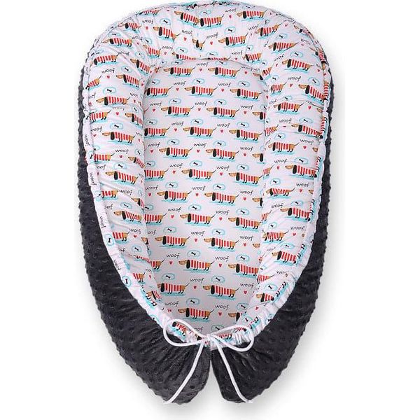 Nido Per Bambini Double-Face - Cocoon - Oeko -Tex Cotone & Minky, Regolabile, Sicuro E Accogliente-image