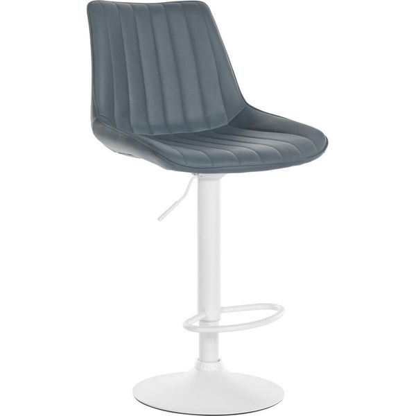 Elegante Sgabello Da Bar In Ecopelle - Sgabello - Eccezionale Comfort Di Seduta, Design A Bassa Manutenzione-image