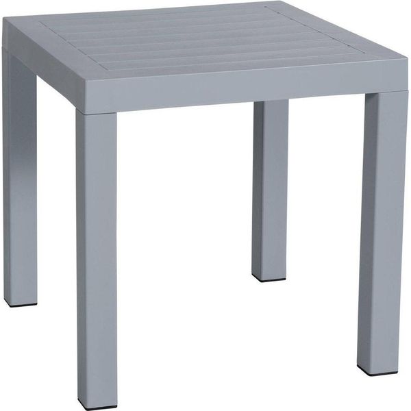 Tavolino - Elegante - Resistente Agli Agenti Atmosferici - Materiale Di Alta Qualità. Colore: Grigio-image