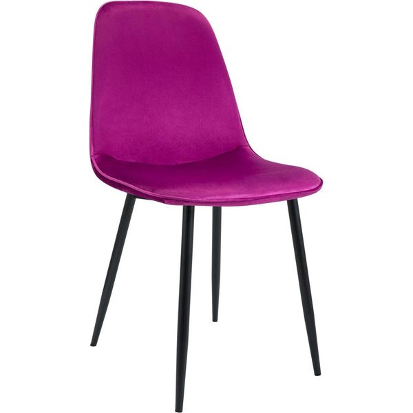 Sedia Da Pranzo - Sedia Da Cucina - Elevato Comfort Di Seduta, Velluto O Tessuto, Robusta Struttura In Metallo-image