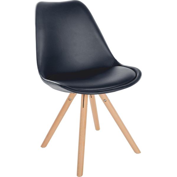 Sedia Da Pranzo In Pelle Finta - Sedia - Comfort Di Lunga Durata-image