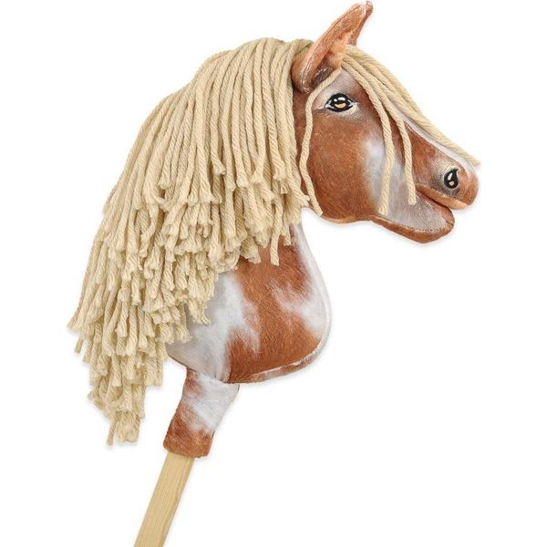 Hobbyhorse Su Un Bastone - Hobbyhorse - Fatto A Mano E In Morbido Materiale Minky Per Un Gioco Sicuro-image
