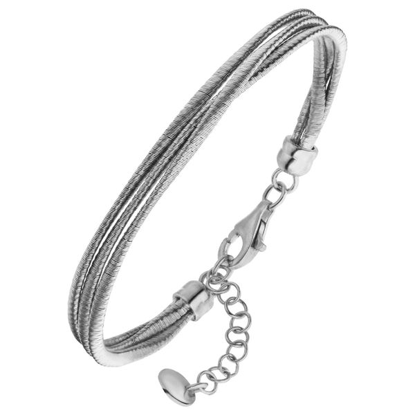 Armband Jobo "Layering", Silber 925, ArmbäNder, Damen, 20Cm, Silber 925 (Sterlingsilber), Armband, 925 Silber Matt 20 Cm-image