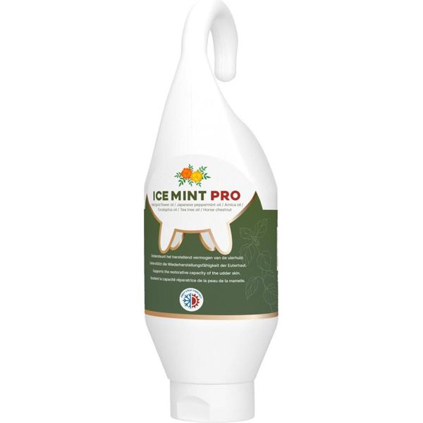 Gel Menta Ghiaccio Pro In Posizione Verticale E Con Flacone Appendibile-image
