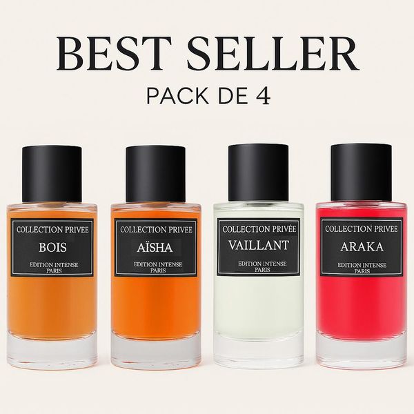 Collection PrivéE Bois Intense 50Ml Eau De Parfum+Aisha 50Ml +Vaillant 50Ml+ Baccara 50Ml, 4-Flaschen-Kombipackung- Aprizo-image