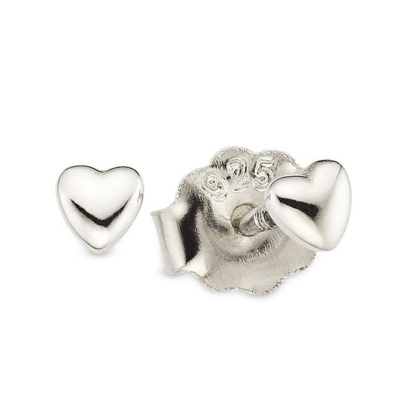 Paar Ohrstecker "Silberohrstecker Herz", Silberfarben, Aniston Jewelry & Watches, Ohrringe, Damen, Silber 925 (Sterlingsilber)-image