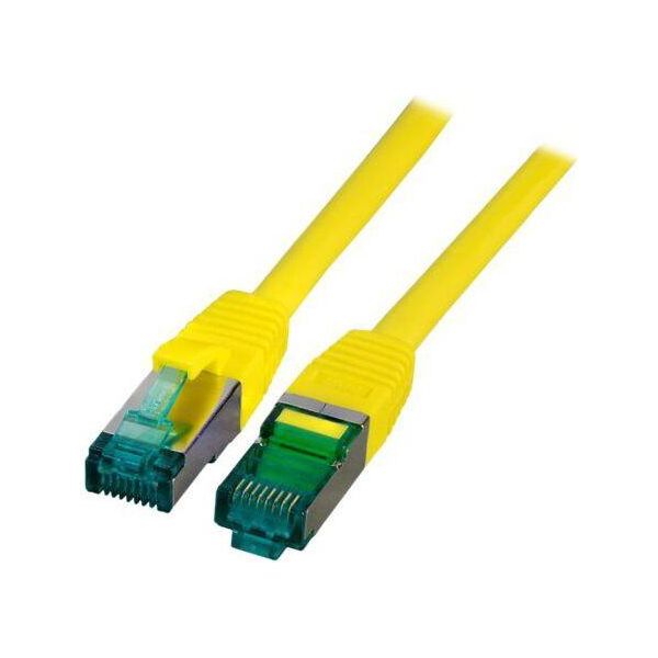 Efb MK6001.0,15Y Efb RJ45 Patchkabel S/Ftp, Cat.6A, Lszh, 0,15M, Gelb-image