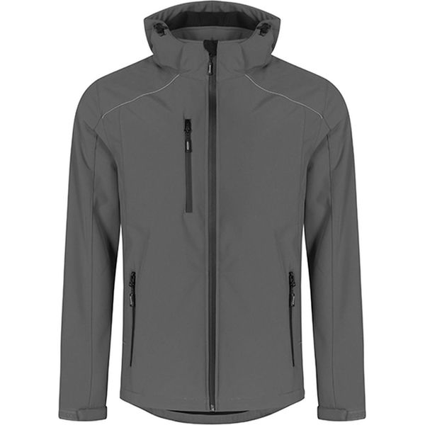Promodoro 7860 | Uomo Giacca Softshell Calda Impermeabile Antivento - Colore: Grigio Acciaio - Taglia: 4XL-image