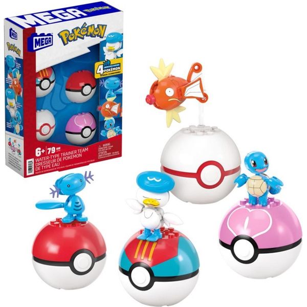Mega PokéMon 4 Set Di PokéMon Di Tipo Acqua-image