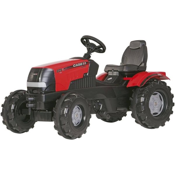 Rolly Toys Trattore A Pedali Case Puma, Pneumatici Whisper, Sedile Regolabile, Da 3 Anni-image