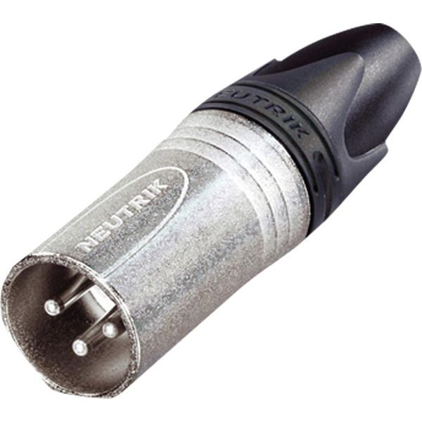 Neutrik - Connettore Cavo Xlr, Maschio A 3 Pin, Placcato Argento, Nichel-image