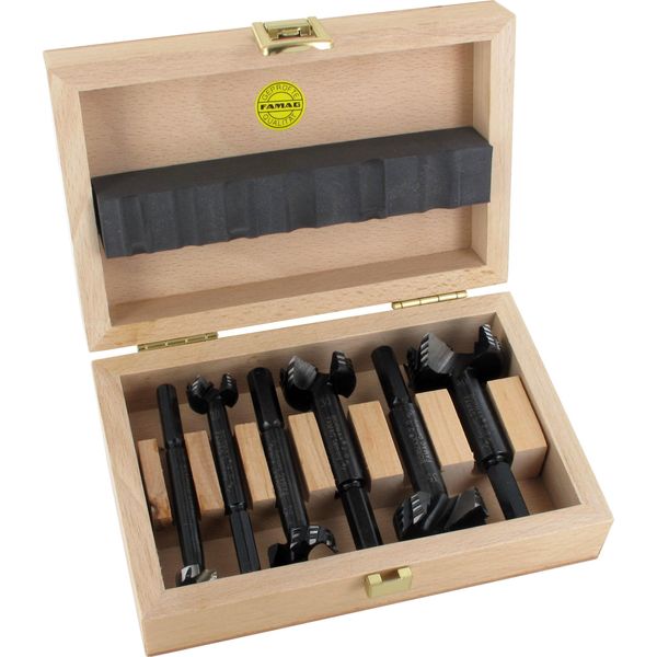 Famag Bormax 2.0 Ws Set Di Punte Forstner 6 Pezzi D=15,20,25,30,35,40 Mm 1622606-image