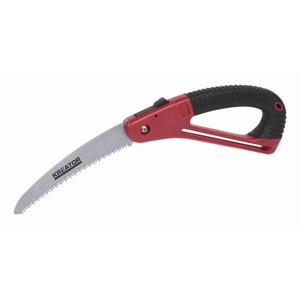 Kreator Sega Manuale Da Giardino Sega Da Legno Pieghevole 18 Cm Acciaio Inox - 180 Mm Sicurezza-image