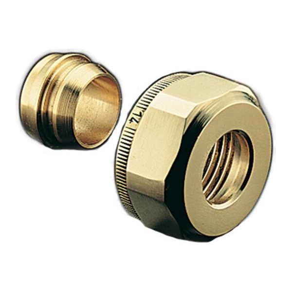 Raccordo A Compressione Oventrop Ofix Cep A 2 Vie, Per Eurocono Maschio 3/4" 14 Mm"-image