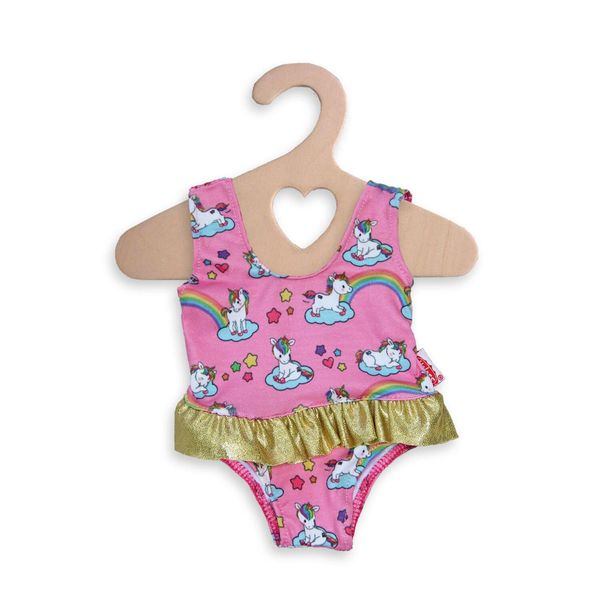 Heless - Costume Da Bagno Da Bambola Unicorno, Taglia 28 - 35 Cm-image