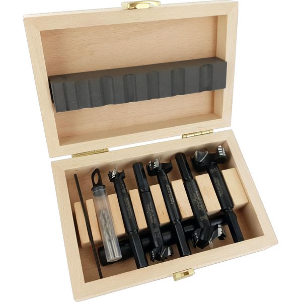 Famag Bormax Prima Carbide Forstner Set Di 6 Pezzi In Scatola Di Legno 1664506-image