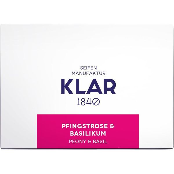 Saponi Klar Sapone Per La Cura Peonia E Basilico 135G, Senza Olio Di Palma-image