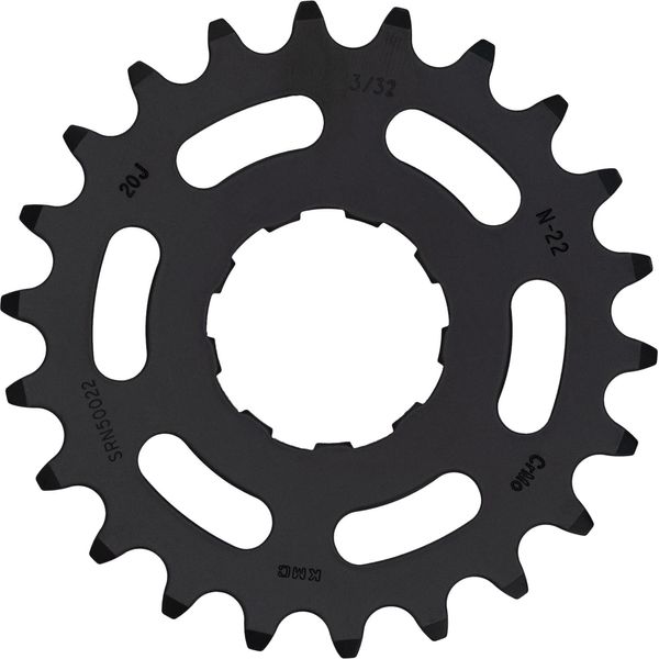 Pignone Kmc Per E-Bike Per Enviolo 1/2' X 3/32', 22 Denti, Nero-image