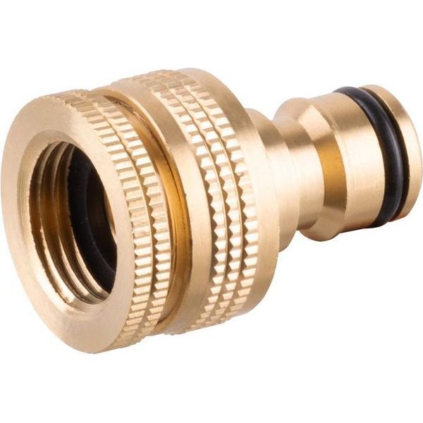Raccordo Strend Pro, In Ottone, G1/2" - G3/4"", Per Rubinetto, Filettatura Interna"-image