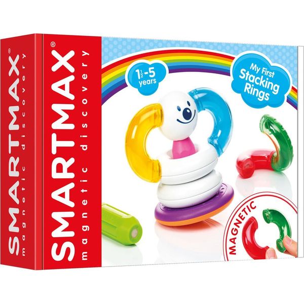 Smartmax My First Stacking Rings, Stapelspiel, Stapelspielzeug, Kinder, Ab 18 Monaten, Smx 241-image