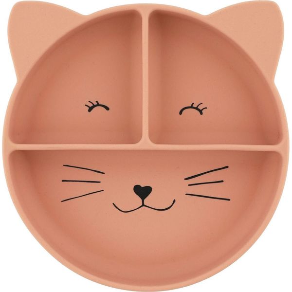 Trixie Piatto In Silicone Con Scomparti E Ventosa Mrs. Cat-image
