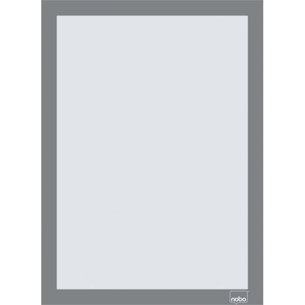 Nobo - Cornice Informativa Nobo Autoadesiva A4 Argento | 25 Pezzi-image