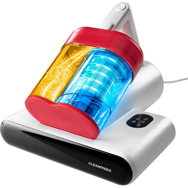 Aspiratore Manuale Cleanmaxx Per Acari Della Polvere 400W Bianco/Rosso-image