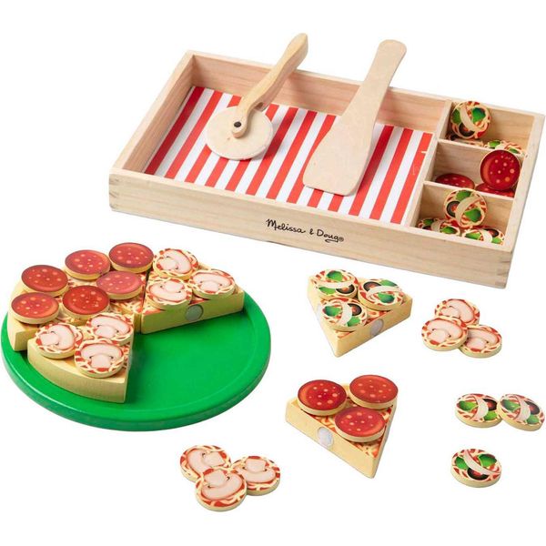 Melissa & Doug, Il Gioco Della Pizza In Legno Per Le Feste-image