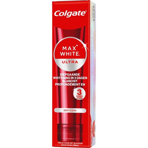 Colgate - Dentifricio - Max White - Ultra Deep Clean Whitening - 75 Ml - 1 Pezzo-image