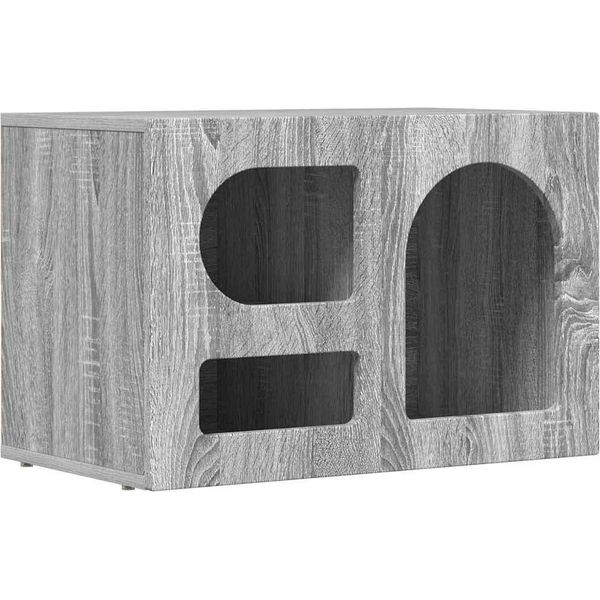 Vidaxl Mobile Tv Grigio Sonoma 60 X 35 X 40 Cm Materiale A Base Di Legno-image