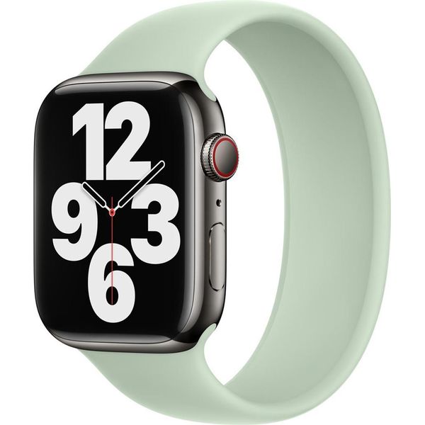 Cinturino Apple Solo In Silicone Per Apple Watch | 44/45/46/49 Mm - Taglia 12 - Verde Minerale-image