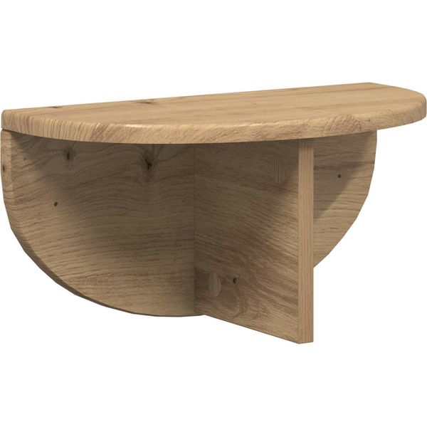 Syfax™ Scaffale Da Parete Rovere Artigianale 38 X 19 X 19 Cm-image